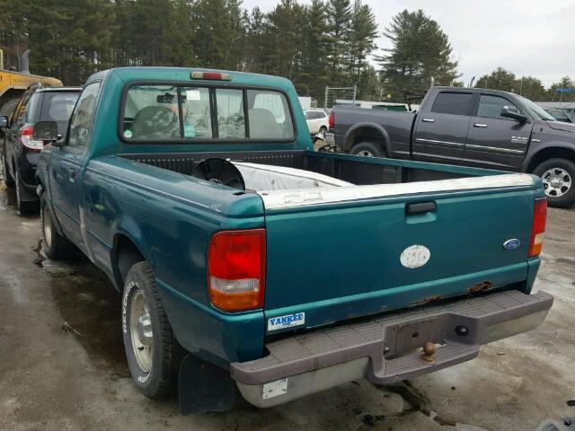 1FTCR10A0STA12541 - 1995 FORD RANGER GREEN photo 3