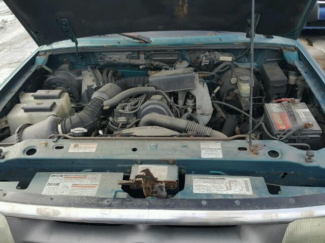 1FTCR10A0STA12541 - 1995 FORD RANGER GREEN photo 7