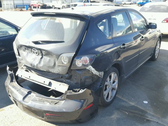 JM1BK344381847585 - 2008 MAZDA 3 HATCHBAC GRAY photo 4