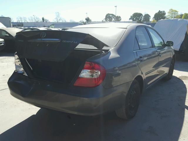 4T1BE32K83U689952 - 2003 TOYOTA CAMRY LE GRAY photo 4