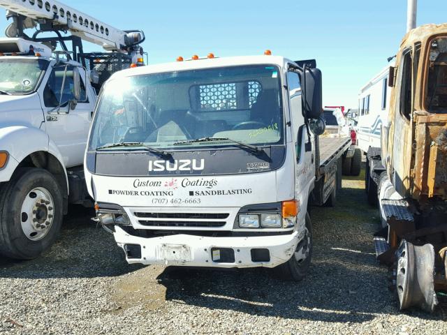 JALC4B16X57002013 - 2005 ISUZU NPR WHITE photo 2