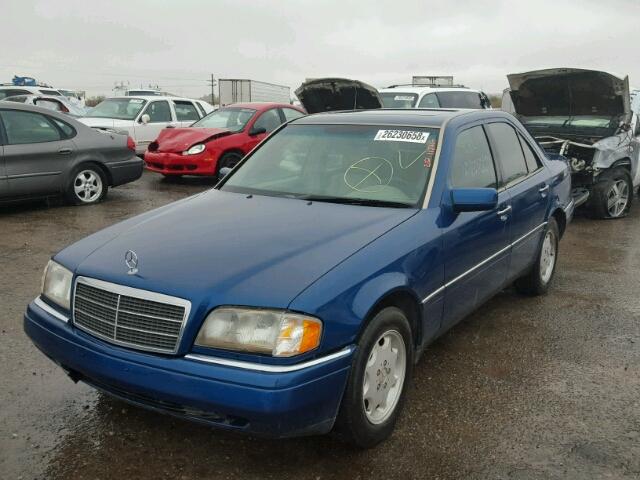 WDBHA28E7SF266674 - 1995 MERCEDES-BENZ C 280 BLUE photo 2