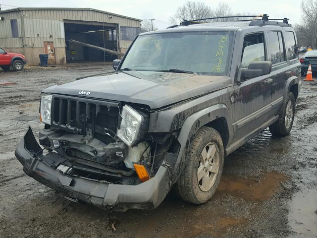 1J8HG48N36C149962 - 2006 JEEP COMMANDER შავი ფოტო 2