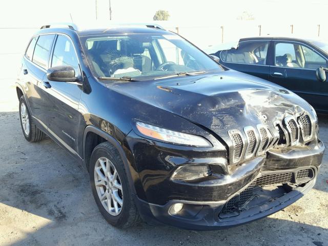 1C4PJLCS3EW241596 - 2014 JEEP CHEROKEE L BLACK photo 1