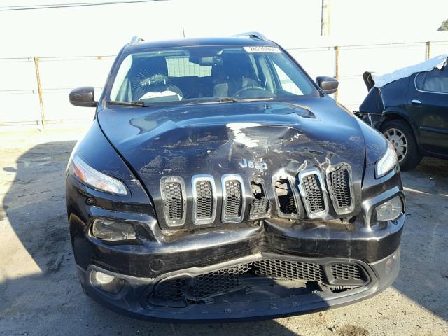 1C4PJLCS3EW241596 - 2014 JEEP CHEROKEE L BLACK photo 9