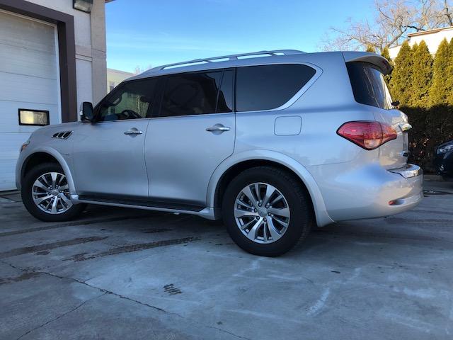 JN8AZ2NF2G9612039 - 2016 INFINITI QX80 SILVER photo 5