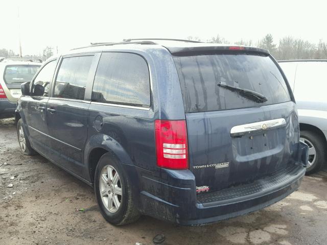 2A8HR54P68R624022 - 2008 CHRYSLER TOWN & COU BLUE photo 3