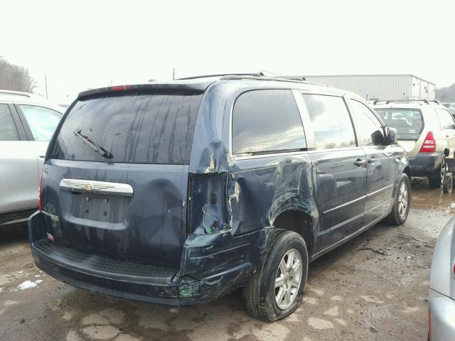 2A8HR54P68R624022 - 2008 CHRYSLER TOWN & COU BLUE photo 4