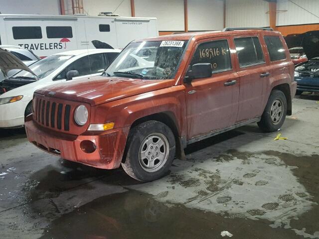 1J4FF28B49D101200 - 2009 JEEP PATRIOT SP RED photo 2