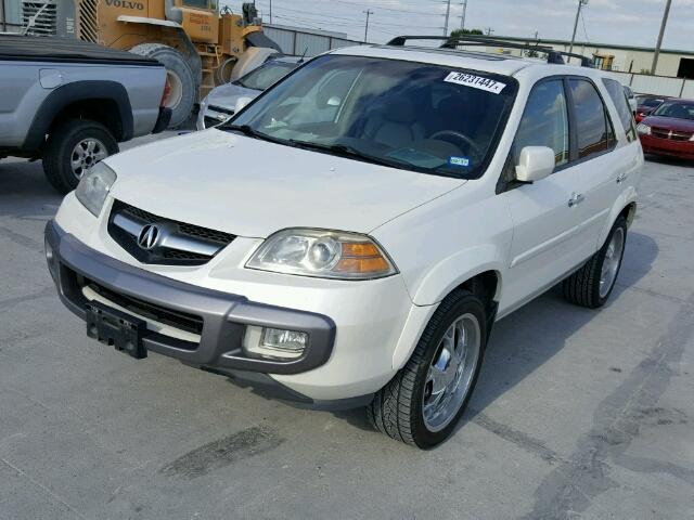 2HNYD18904H507122 - 2004 ACURA MDX TOURIN WHITE photo 2