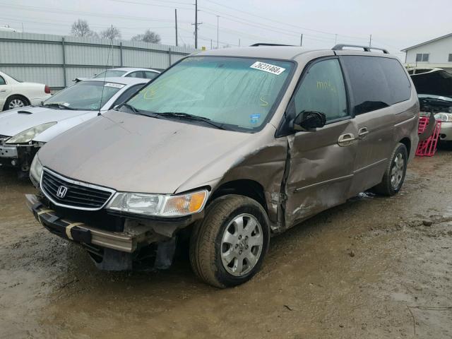 5FNRL18083B125326 - 2003 HONDA ODYSSEY EX TAN photo 2