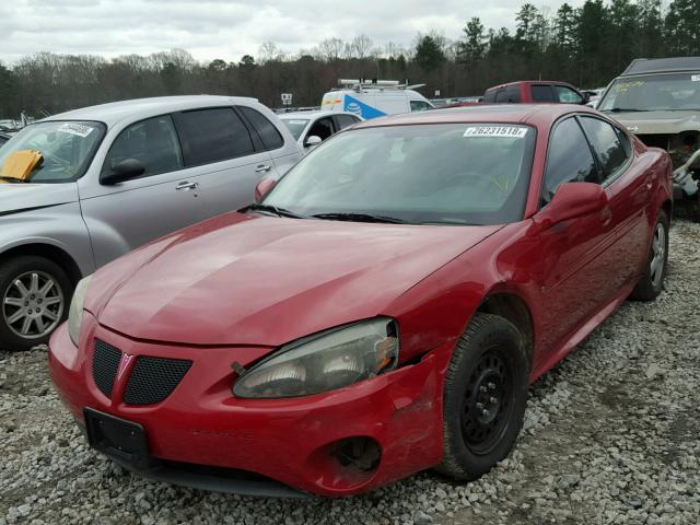 2G2WP552071151937 - 2007 PONTIAC GRAND PRIX RED photo 2