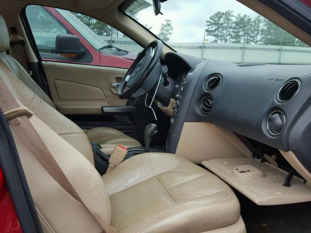 2G2WP552071151937 - 2007 PONTIAC GRAND PRIX RED photo 5