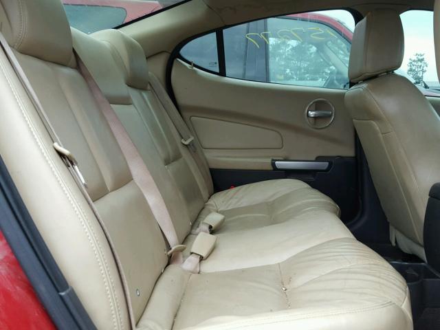 2G2WP552071151937 - 2007 PONTIAC GRAND PRIX RED photo 6