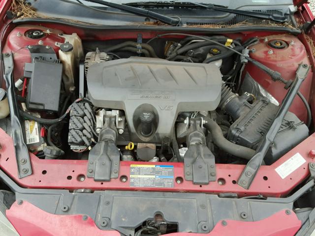2G2WP552071151937 - 2007 PONTIAC GRAND PRIX RED photo 7