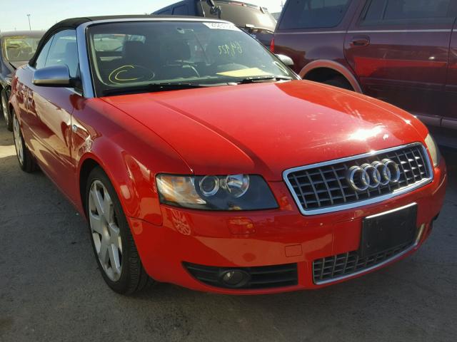 WUARL48H95K902127 - 2005 AUDI S4 QUATTRO RED photo 1