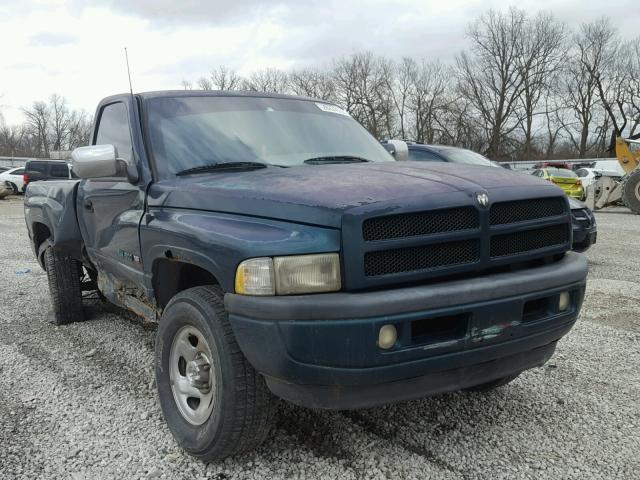 1B7HF16YXVS271275 - 1997 DODGE RAM 1500 GREEN photo 1