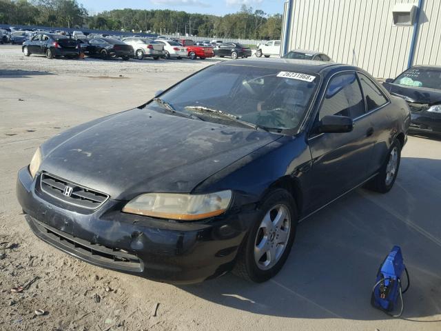 1HGCG2250WA034084 - 1998 HONDA ACCORD EX BLACK photo 2