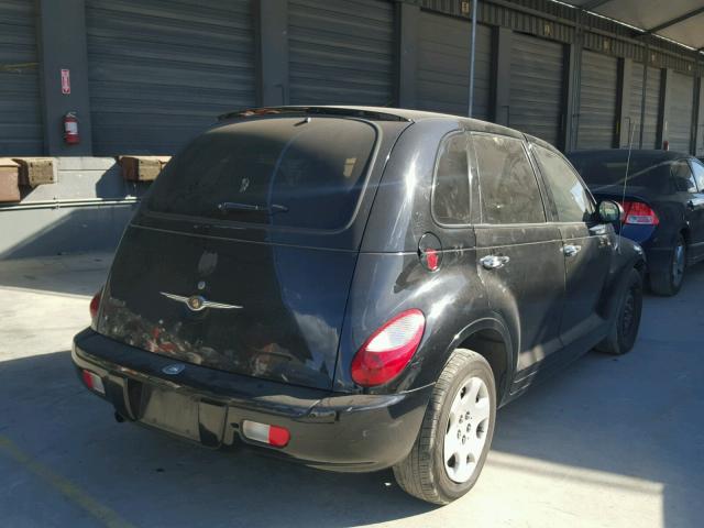 3A4FY48B87T629089 - 2007 CHRYSLER PT CRUISER BLACK photo 4