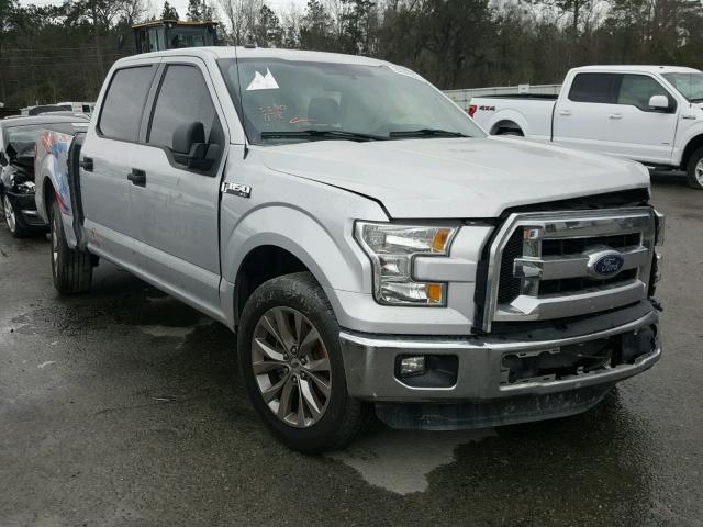 1FTEW1CF3GFA15626 - 2016 FORD F150 SUPER SILVER photo 1