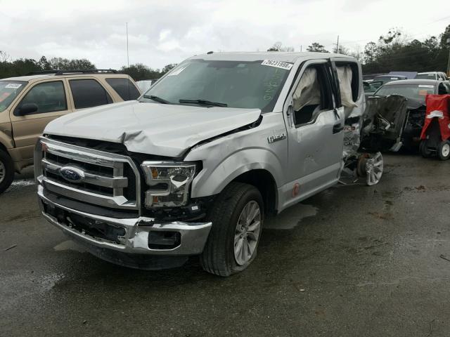 1FTEW1CF3GFA15626 - 2016 FORD F150 SUPER SILVER photo 2