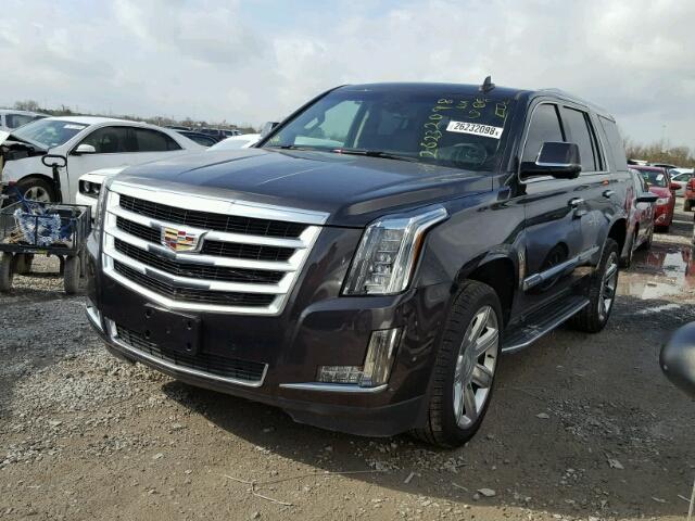 1GYS3BKJ2HR329771 - 2017 CADILLAC ESCALADE L CHARCOAL photo 2