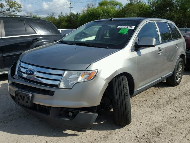 2FMDK48CX8BB45800 - 2008 FORD EDGE SEL SILVER photo 2