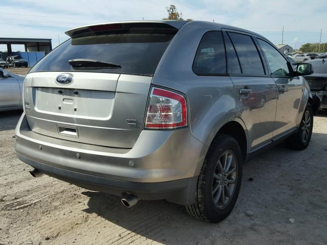 2FMDK48CX8BB45800 - 2008 FORD EDGE SEL SILVER photo 4