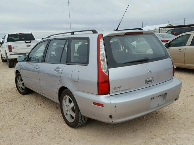 JA3AD29F04U053256 - 2004 MITSUBISHI LANCER LS SILVER photo 3