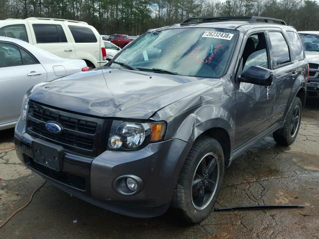 1FMCU0D72BKC28013 - 2011 FORD ESCAPE XLT GRAY photo 2