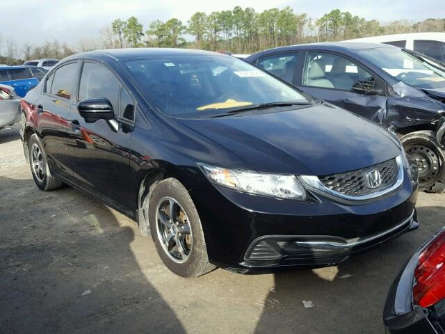 19XFB2F78FE068339 - 2015 HONDA CIVIC SE BLACK photo 1