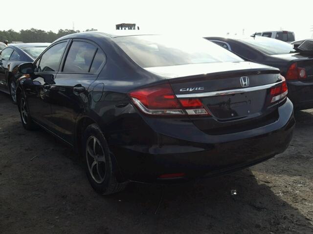 19XFB2F78FE068339 - 2015 HONDA CIVIC SE BLACK photo 3