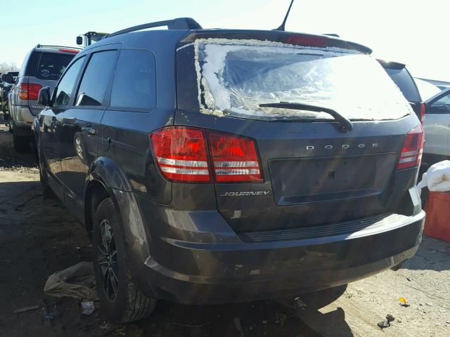 3C4PDCAB3HT573235 - 2017 DODGE JOURNEY SE GRAY photo 3