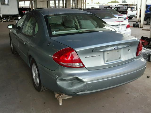 1FAFP53UX7A205708 - 2007 FORD TAURUS SE GREEN photo 3