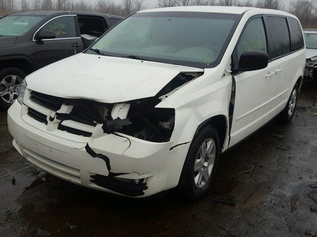 2D8HN44EX9R532619 - 2009 DODGE GRAND CARA WHITE photo 2