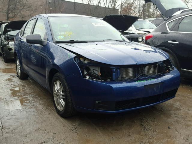 1FAHP35N89W178937 - 2009 FORD FOCUS SE BLUE photo 1