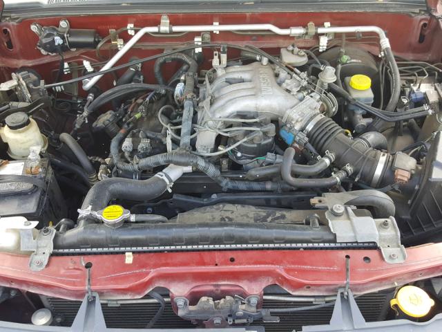 5N1ED28T54C618256 - 2004 NISSAN XTERRA XE RED photo 7