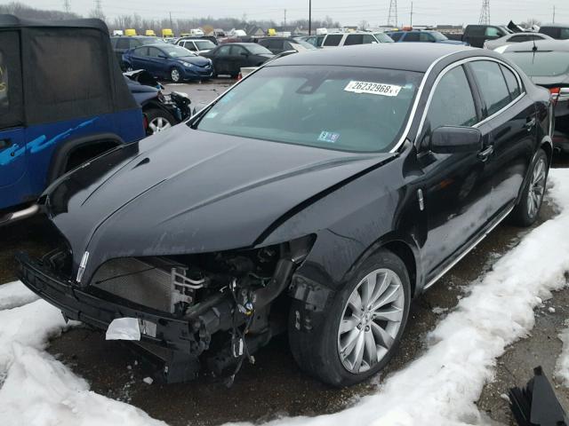 1LNHL9DK9EG608636 - 2014 LINCOLN MKS BLACK photo 2