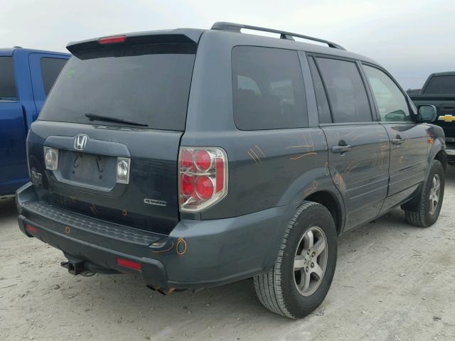 2HKYF18596H545164 - 2006 HONDA PILOT EX GRAY photo 4