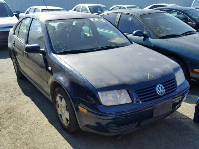 3VWSK69M42M101230 - 2002 VOLKSWAGEN JETTA GLS BLUE photo 1