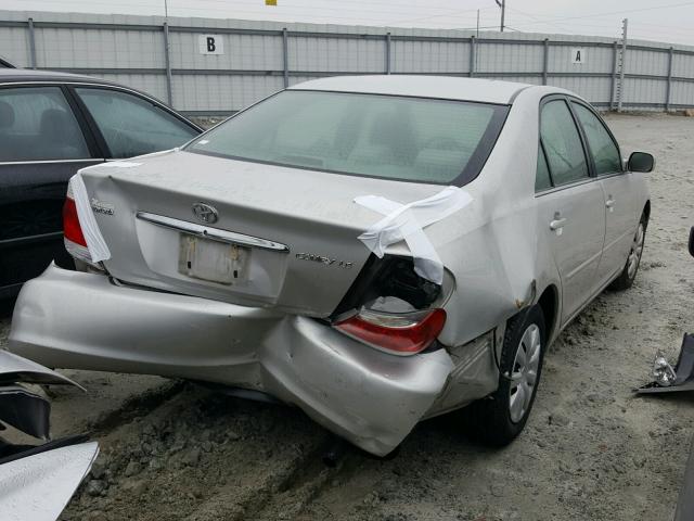 4T1BE32K45U584876 - 2005 TOYOTA CAMRY LE SILVER photo 4