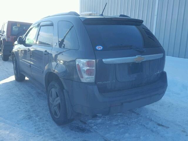 2CNDL13F786330103 - 2008 CHEVROLET EQUINOX LS GRAY photo 3