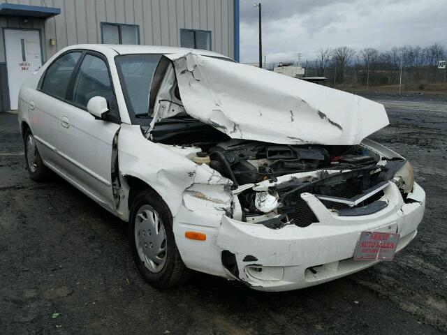 KNAFB161135124325 - 2003 KIA SPECTRA GS WHITE photo 1