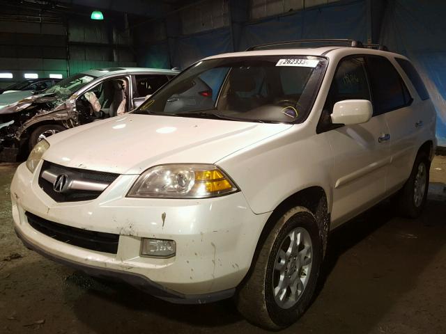 2HNYD18934H530426 - 2004 ACURA MDX TOURIN WHITE photo 2