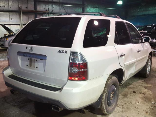 2HNYD18934H530426 - 2004 ACURA MDX TOURIN WHITE photo 4