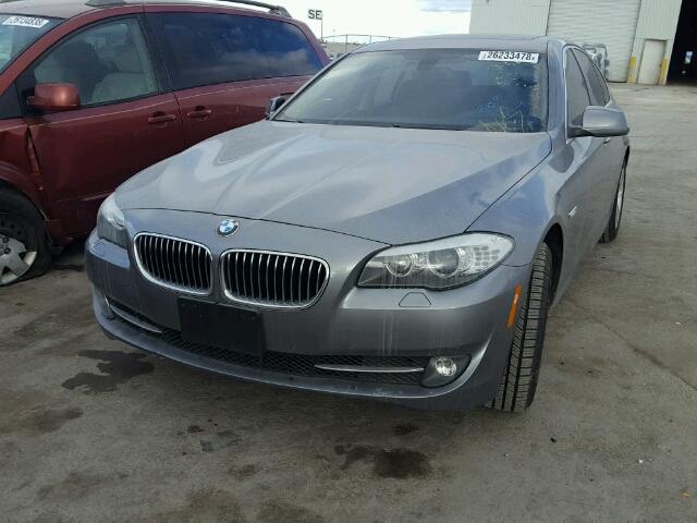 WBAXH5C53DD109723 - 2013 BMW 528 XI GRAY photo 2