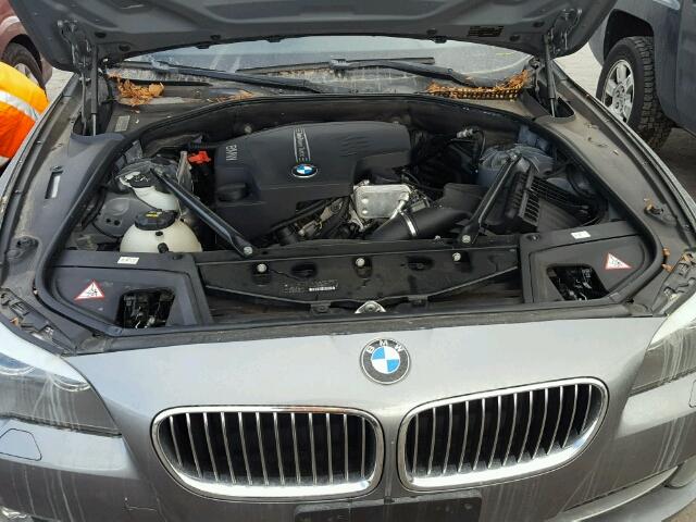 WBAXH5C53DD109723 - 2013 BMW 528 XI GRAY photo 7