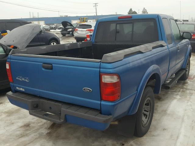 1FTZR15E21PA68610 - 2001 FORD RANGER SUP BLUE photo 4