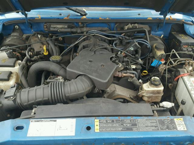 1FTZR15E21PA68610 - 2001 FORD RANGER SUP BLUE photo 7