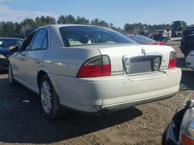 1LNHM87A65Y665574 - 2005 LINCOLN LS WHITE photo 3